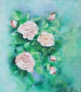 Voir le détail de cette oeuvre: Rosas brancas